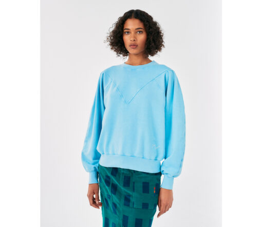 BOBO CHOSES - Sweatshirt Women "RETRO", hellblau – Bild 2