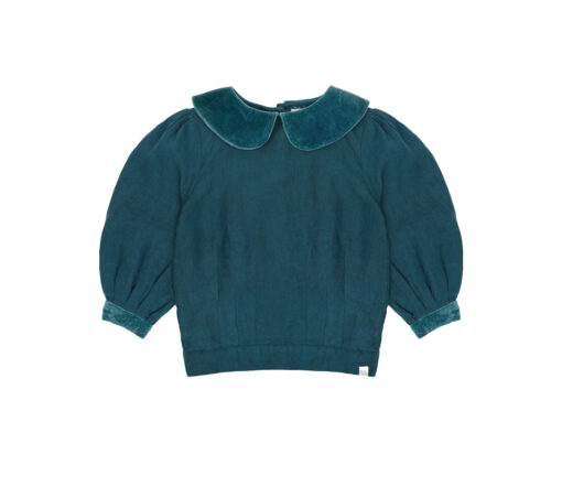 JENEST - Bluse, LIV, sea green, Leinen/Biobaumwolle