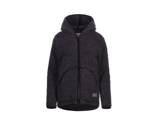 Alwero - Jacke "ALASKEN" Adult,  Deep Black, Biowolle Ultra Light