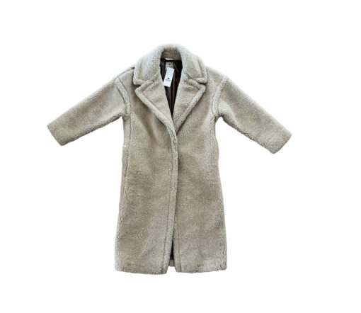 Alwero - Mantel "TEDDY MAX" Adult,  Sand Brown, Biowolle Ultra Light – Bild 2