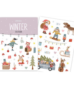 Nellie&Finn - Sticker "WINTER", 50 Stk.