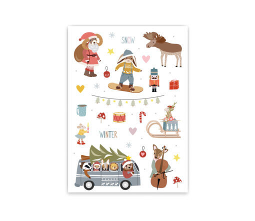 Nellie&Finn - Sticker "WINTER", 50 Stk. – Bild 3
