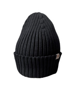 OH CHAPÔ - Beanie, SCHWARZ, Bio Merinowolle