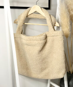 Alwero - Tasche "MOM BAG", Beige, Wolle