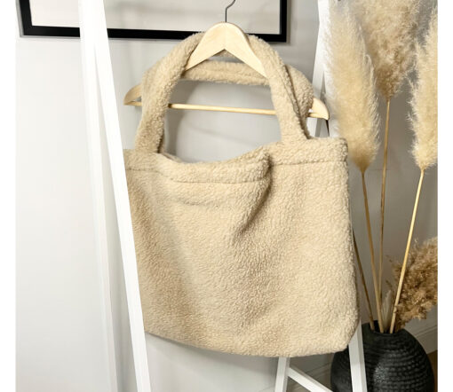 Alwero - Tasche "MOM BAG", Beige, Wolle