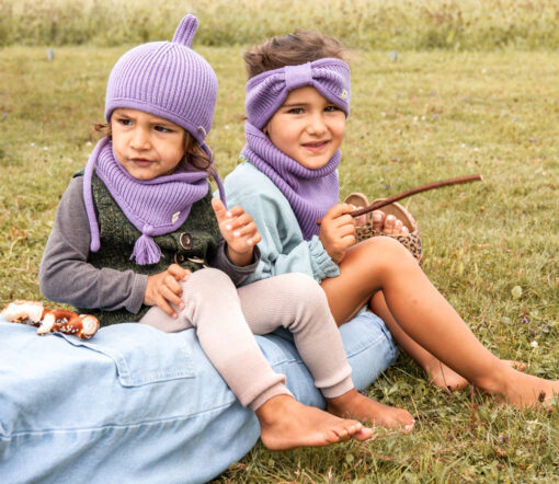OH CHAPÔ - Pinni, LAVENDEL, Bio Merinowolle – Bild 4