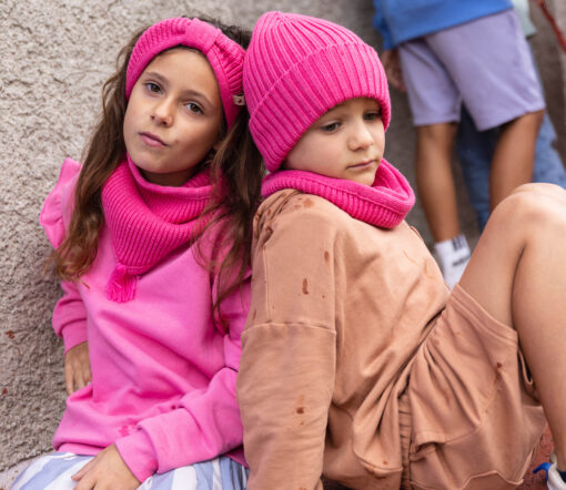 OH CHAPÔ - Beanie, PINK, Bio Merinowolle – Bild 5