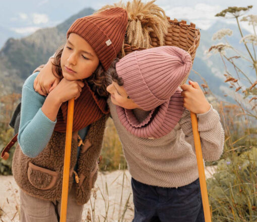 OH CHAPÔ - Beanie, ROSÉ, Bio Merinowolle – Bild 4