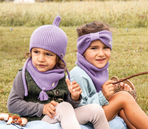 OH CHAPÔ - Pinni, LAVENDEL, Bio Merinowolle – Bild 2