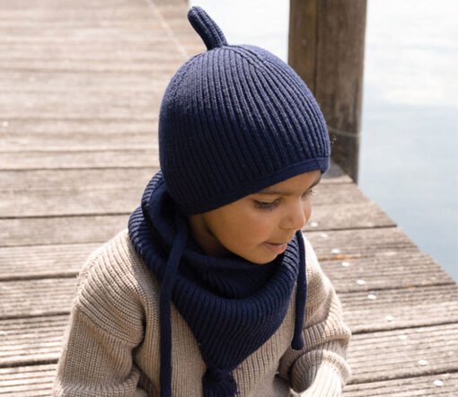 OH CHAPÔ - Pinni, NAVY, Bio Merinowolle – Bild 3