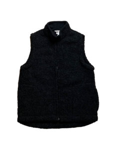 Alwero - Bodywarmer WALKER Adult, Biowolle, DEEP BLACK, unisex