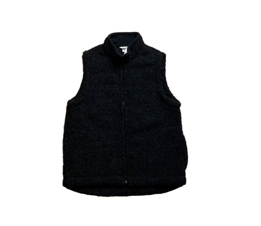 Alwero - Bodywarmer WALKER Adult, Biowolle, DEEP BLACK, unisex
