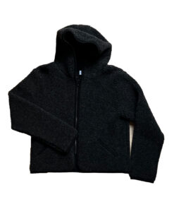 Alwero - Übergangsjacke "YPOS" Adult, Biowolle, Deep Black, ultra light