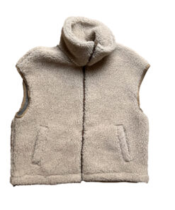 Alwero - Weste "ISLA" Sand Brown, Biowolle Ultra Light