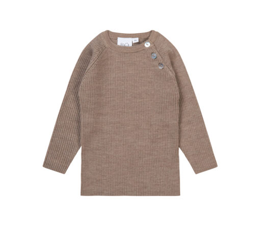 FLÖSS - Longsleeve, FLYE, Ash Melange, Merinowolle