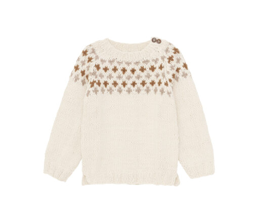 Huttelihut -   Pullover Alpacawolle, off-white