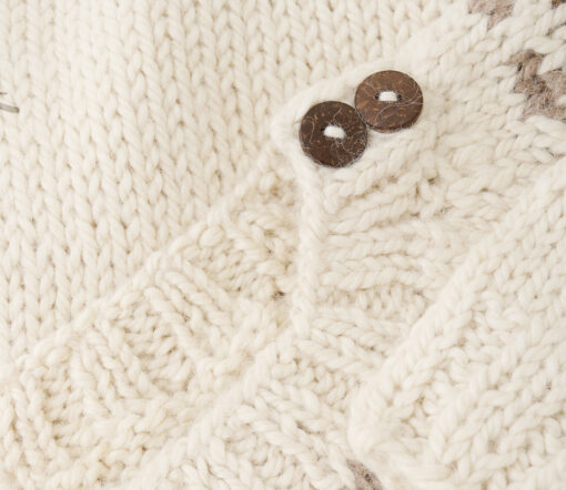 Huttelihut -   Pullover Alpacawolle, off-white – Bild 4