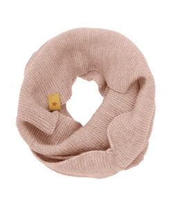 Huttelihut -  Schal "SNOOD", Merino Wolle, mahogany rose