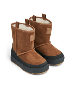 Liewood -  Wildlederstiefel "MATTIE", Pecan/Black