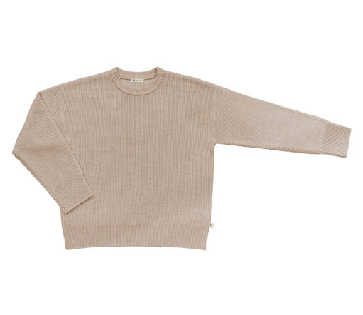 LILLE TONI - Pullover Damen MEIKE, new sand, Merinowolle
