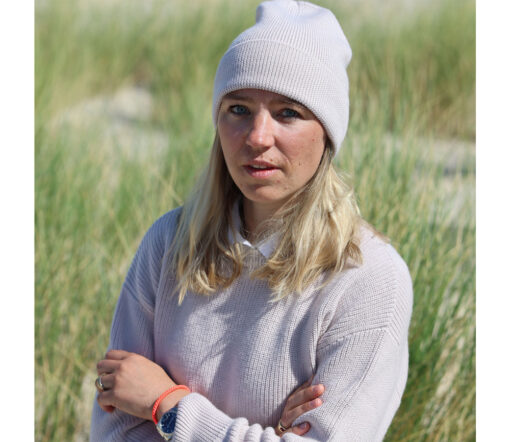 LILLE TONI - Pullover Damen MEIKE, rosewood, Merinowolle – Bild 4