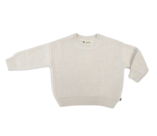 LILLE TONI - Pullover "PAUL", creme, Merinowolle