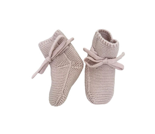 LILLE TONI - Baby Schuhe "TONI", rosewood, Merinowolle