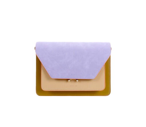 Sticky Lemon - The Sticky Sis Club, Schultertasche, satchel | il sole | coloré costa green + affogato beige + sunset lilac – Bild 3