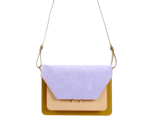 Sticky Lemon - The Sticky Sis Club, Schultertasche, satchel | il sole | coloré costa green + affogato beige + sunset lilac
