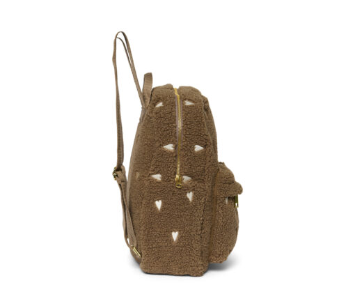 Studio Noos - Rucksack Midi "TEDDY HEARTS" brown LIMITED EDITION – Bild 3