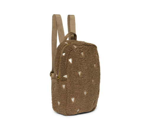 Studio Noos - Rucksack Mini "TEDDY HEARTS" brown LIMITED EDITION – Bild 2