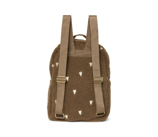 Studio Noos - Rucksack Midi "TEDDY HEARTS" brown LIMITED EDITION – Bild 4