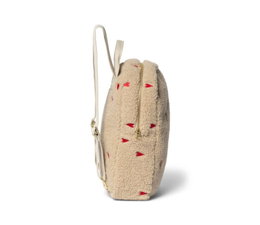 Studio Noos - Rucksack Midi "TEDDY HEARTS" beige LIMITED EDITION – Bild 2