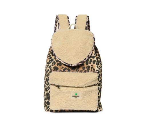 Studio Noos - Rucksack 'TEDDY LEOPARD' Midi