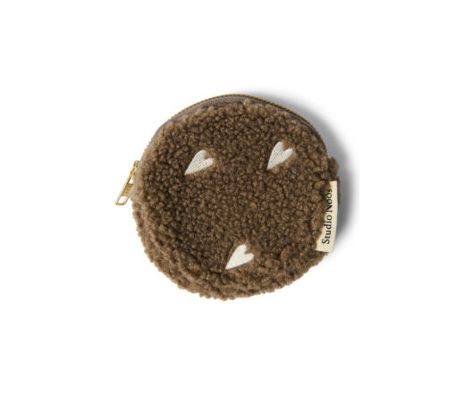 Studio Noos - Wallet "TEDDY HEARTS", brown - LIMITED EDITION
