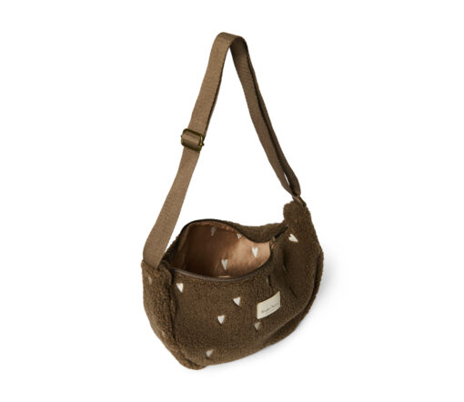 Studio Noos - Bauchtasche "TEDDY HEARTS", brown LIMITED EDITION – Bild 4