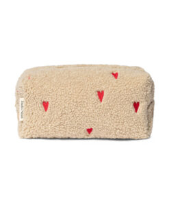 Studio Noos - Pouch "TEDDY HEARTS", beige LIMITED EDITION