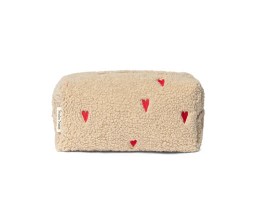 Studio Noos - Pouch "TEDDY HEARTS", beige LIMITED EDITION