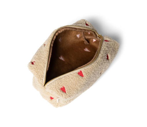 Studio Noos - Pouch "TEDDY HEARTS", beige LIMITED EDITION – Bild 3
