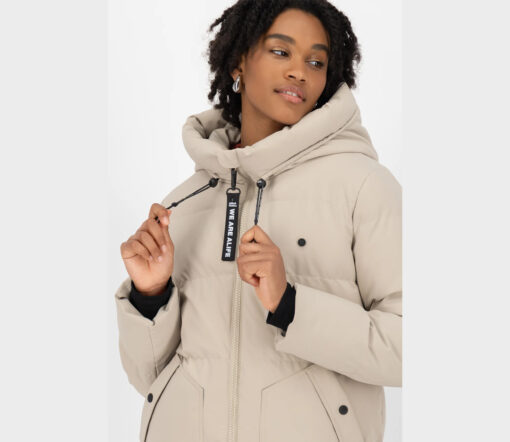 Alife&Kickin - Puffer Parka 'CATHY AK' , Pumice, vegan – Bild 6