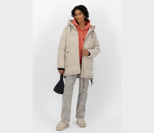 Alife&Kickin - Puffer Parka 'CATHY AK' , Pumice, vegan – Bild 7