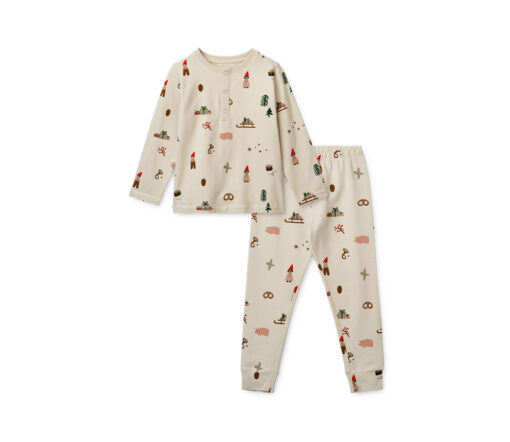 Liewood -  Pyjama Set "Wilhelm" HOLIDAY, Biobaumwolle