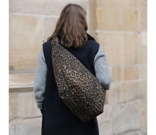 LUKKILY - MOM BAG | LUKKILY BAG #1 | CANVAS LEO LIGHT BROWN – Bild 4
