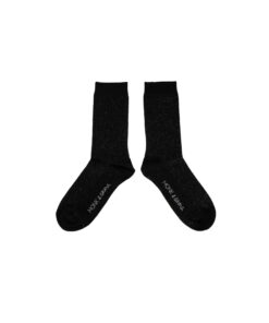 Monk & Anna - Socken mit Glitzer, black