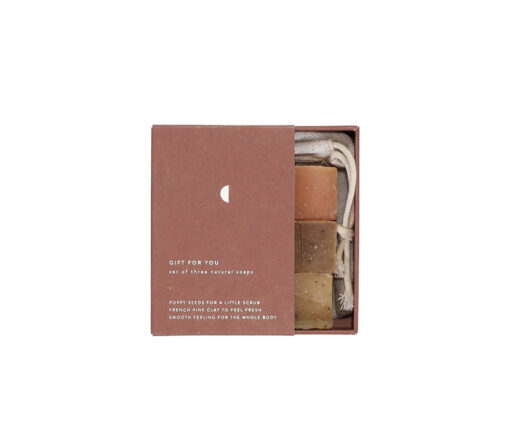 Monk & Anna - Seife, 3er Set, Match & Shea | Rosmarin & Cedar | French pink clay