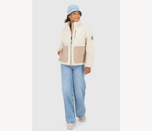 Alife&Kickin - Teddy Jacke 'ANOUK AK G' , Chalk – Bild 6