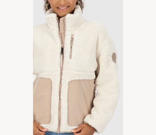 Alife&Kickin - Teddy Jacke 'ANOUK AK G' , Chalk – Bild 3