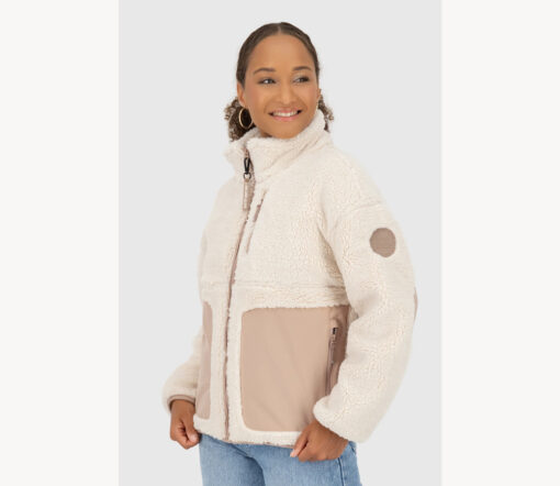 Alife&Kickin - Teddy Jacke 'ANOUK AK G' , Chalk – Bild 4