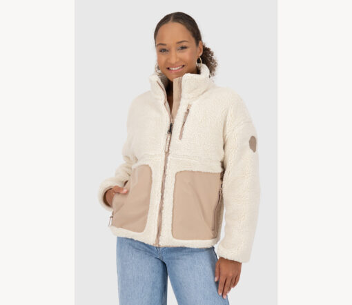 Alife&Kickin - Teddy Jacke 'ANOUK AK G' , Chalk – Bild 2