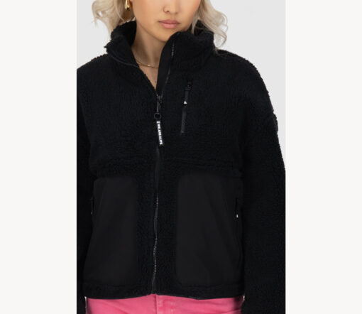 Alife&Kickin - Teddy Jacke 'ANOUK AK G', Moonless – Bild 4